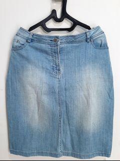 Rok Jeans Wanita