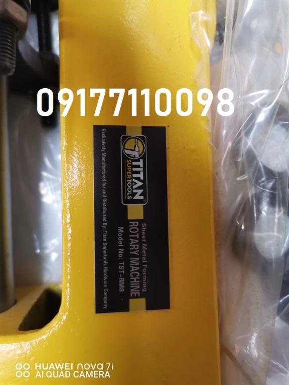 Rotary Sheet Metal Bender (Category: Construction Tools & Equipment) located in Manila. Submitted by joeyroque09 (Listing ID 1147015274, Image 3). Description: TAKEZO INDUSTRIAL SUPPLY Location: Mayhaligue St. Abad Santos, Manila Waze: Takezo Industrial Supply (Tondo, Manila) Land mark: Uno High School 126 Medicion 2B, Imus, Cavite Waze: Takezo Industrial Supply (Imus, Cavite) Land mark: Sea Oil.