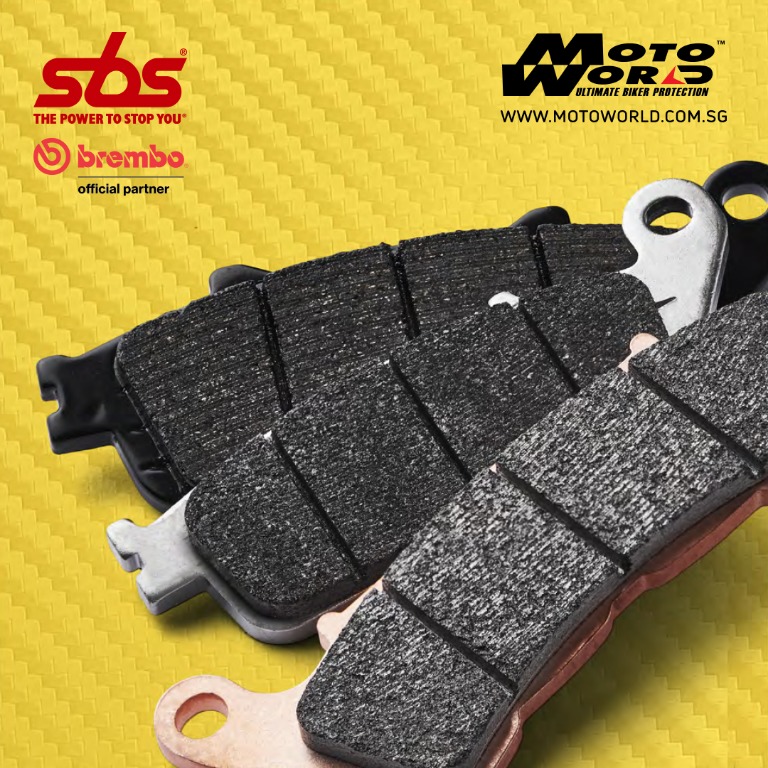 SBS Motorcycle Brakepads by Brembo (Made in Europe), Motorcycles
