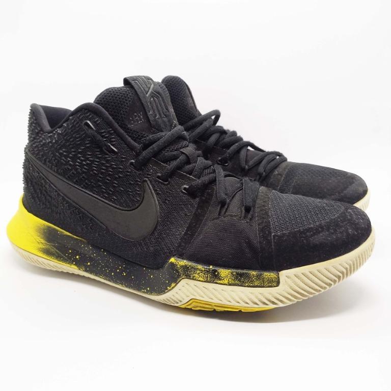 Nike kyrie sales 3 black yellow