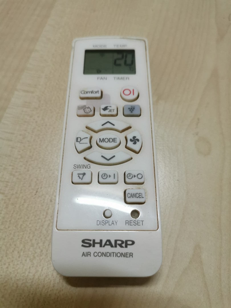Sharp Air Conditioner Remote (Original) model CRMCA903JBEZ, TV & Home