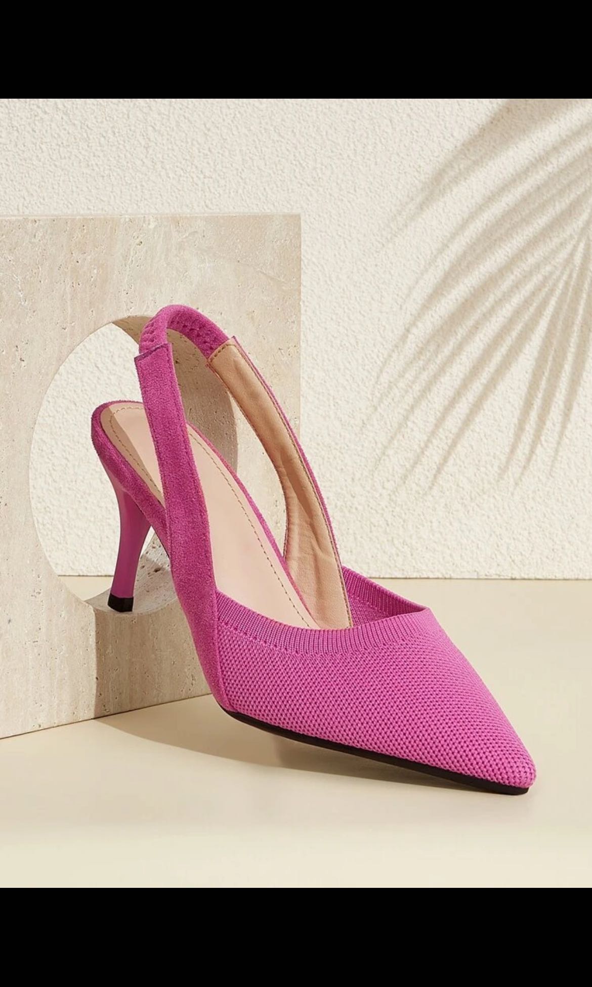 SHEIN PINK HEELS, Women's Fashion 