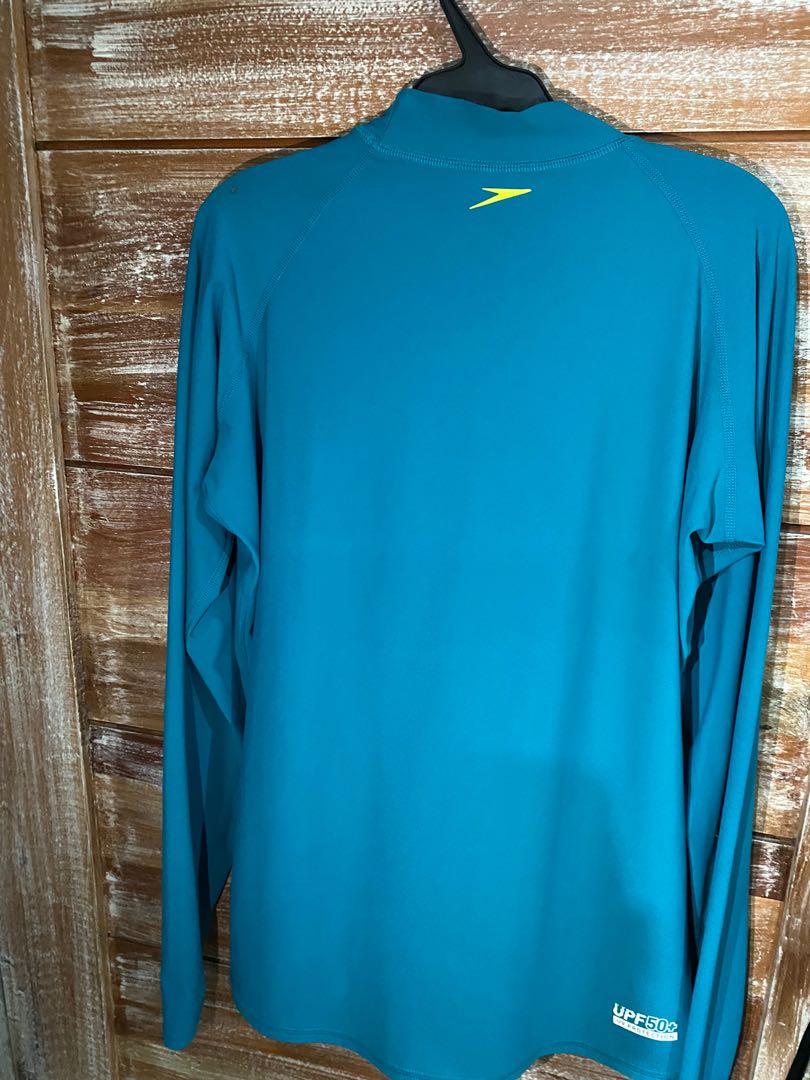 Speedo Rash Guard, Men's Fashion, Tops & Sets, Swim Top & Rash Guards