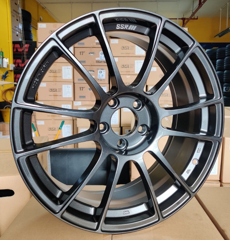 SSR GTX04 18x7.5 +50 5x114.3 Dark Gunmetal main image 1
