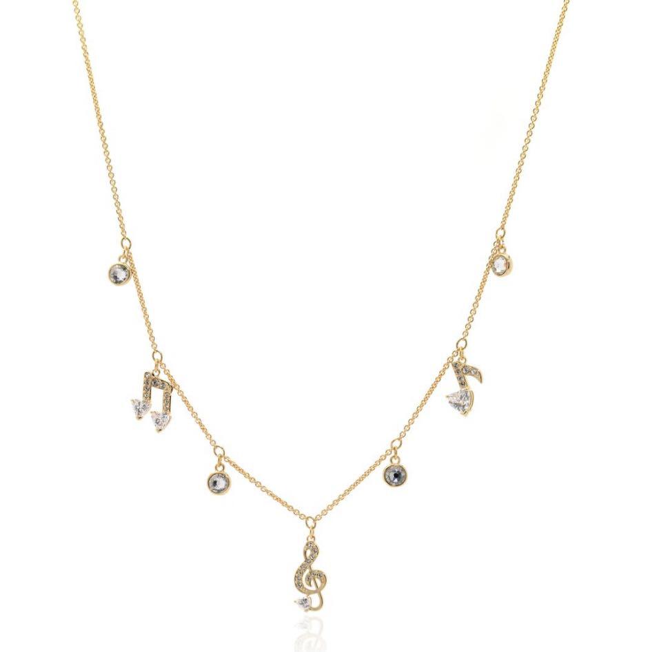Swarovski music discount note necklace