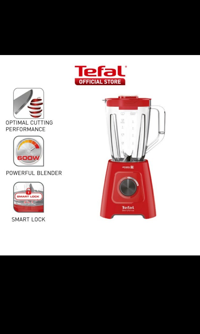Tefal blender blendforce 2 (Red), TV & Home Appliances, Kitchen