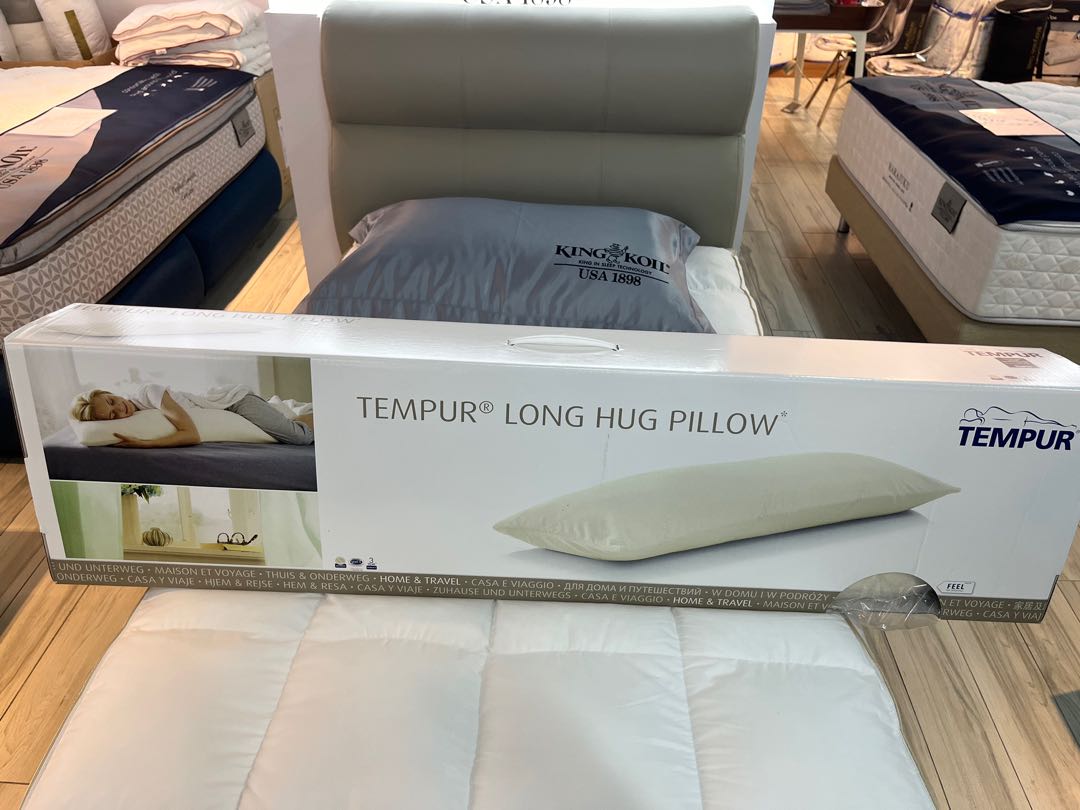 Tempur long pillow, Furniture & Home Living, Bedding & Towels on Carousell