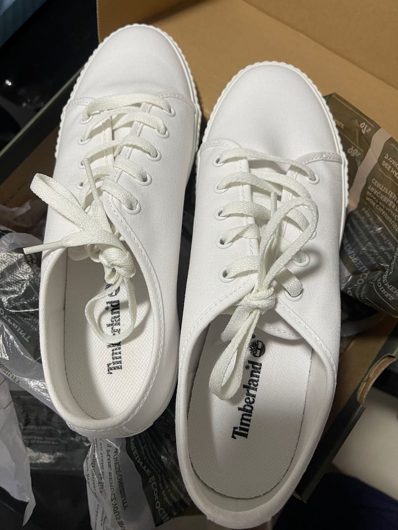 Timberland Skyla Bay Oxford White Canvas Women s Fashion