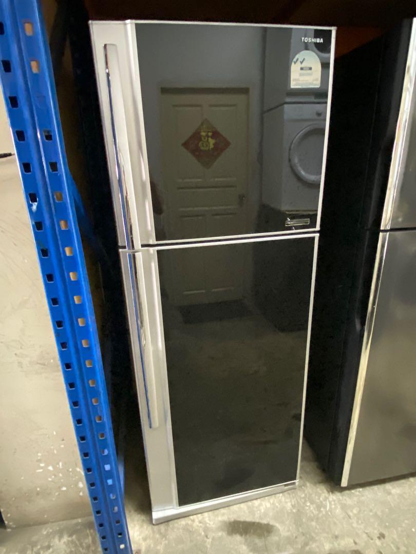 Toshiba Glass Door Fridge, 401L, TV & Home Appliances, Kitchen
