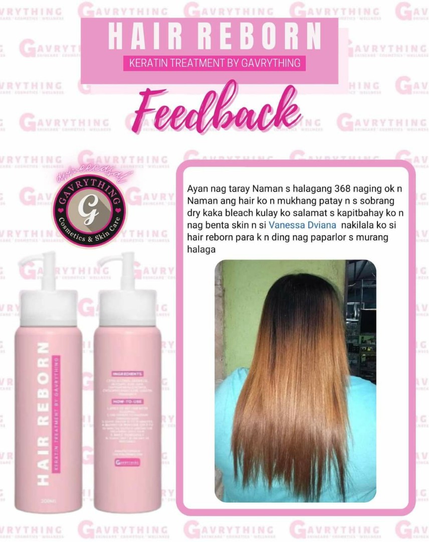 Trending and Super effective HAIR REBORN Keratin Treatment Beauty
