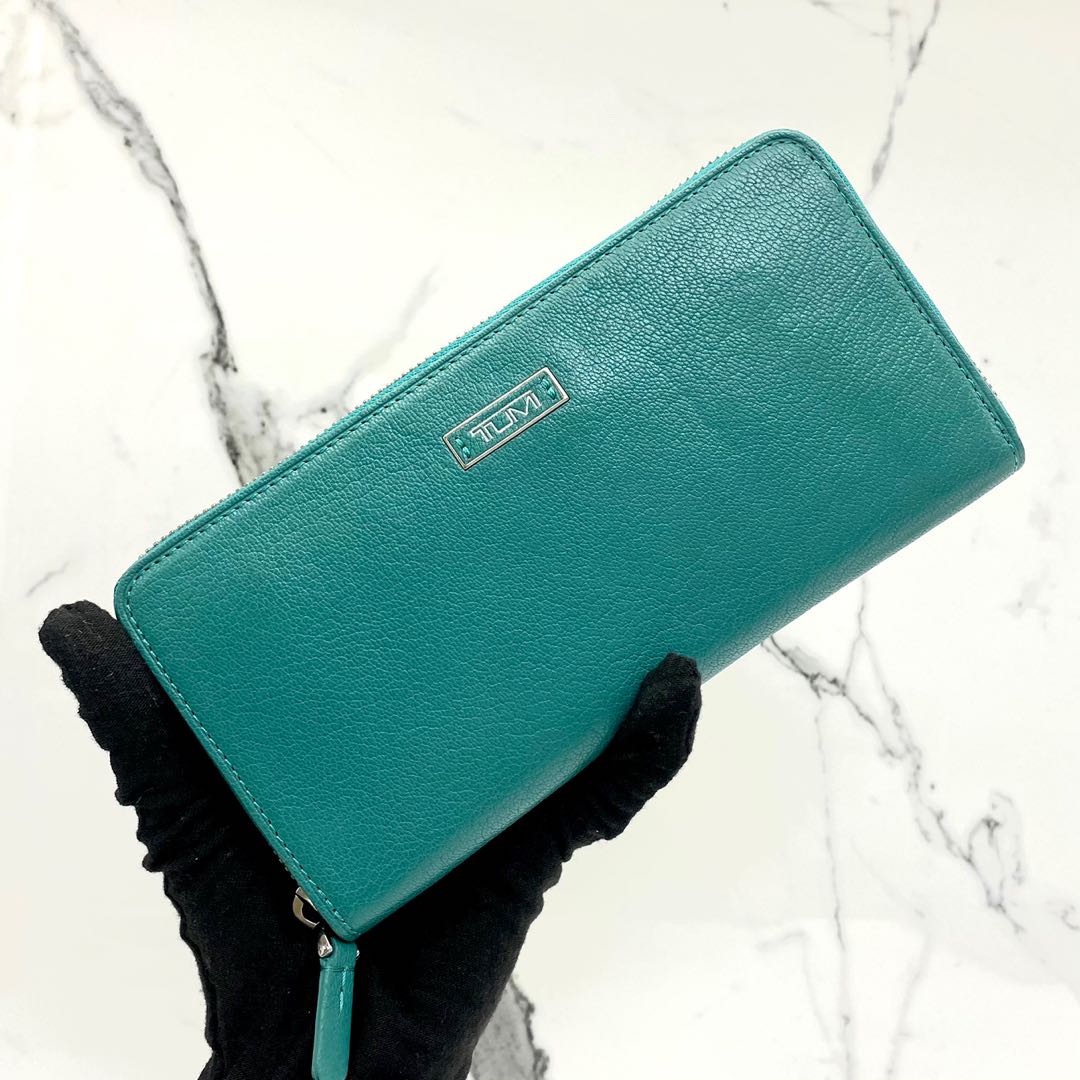 TUMI GREEN WALLET 227004841 Women s Fashion Bags Wallets