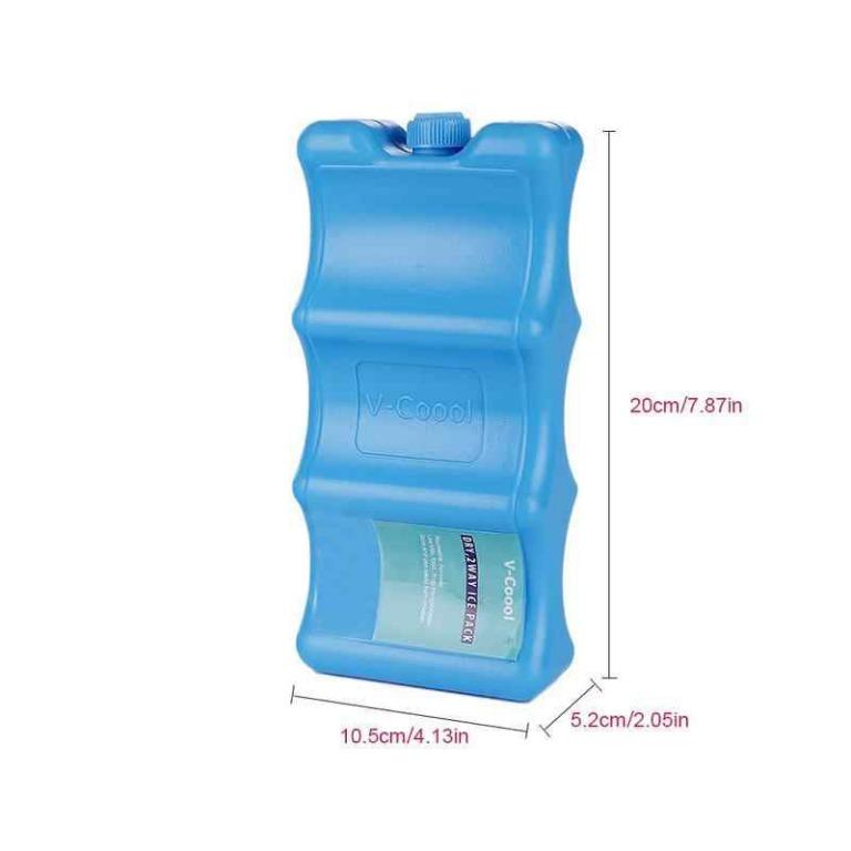 V-Coool Ice Block (Dimensions = 21cm x 10cm x 4cm), Furniture & Home ...