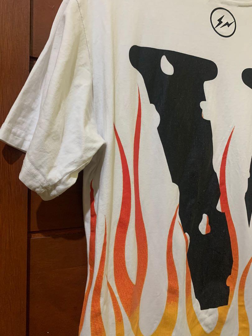 Vlone flame shirt on sale