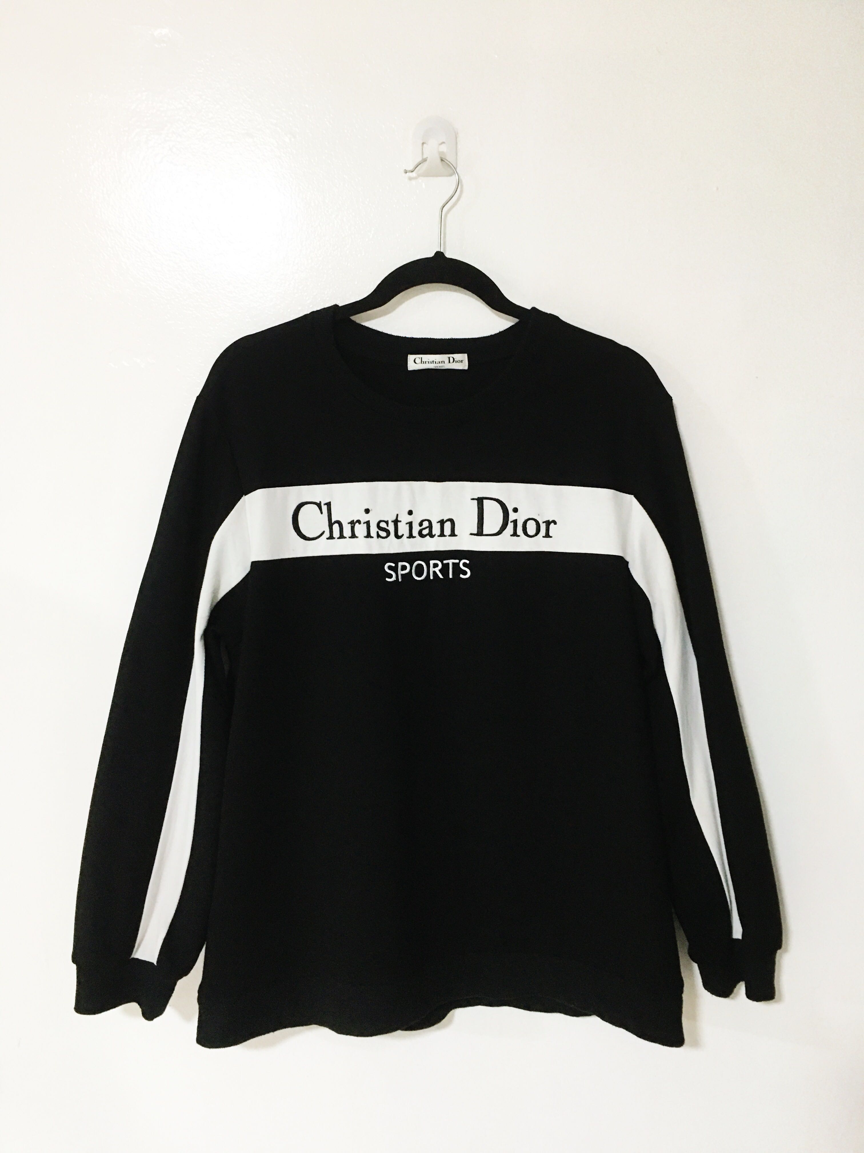 ⚜️VTG Rare Christian Dior Sports Sweatshirt, Luxury, Apparel on Carousell