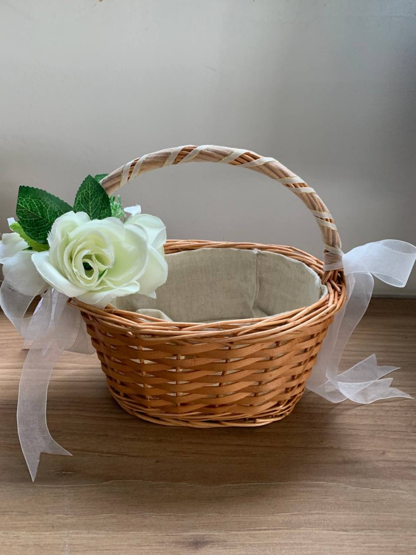 Wedding Basket For Flower Girls