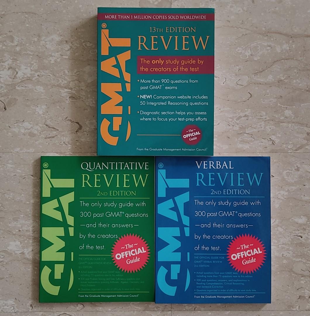 GMAT Quantitative & Verbal Review Books 2nd Edition The Official