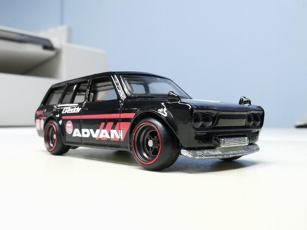 ホットウィール '71 ダッツン 510 ワゴン スムースグリル仕様 C/C HOT WHEELS 2016 JAPAN HISTORICS 1 '71 DATSUN 510 WAGON ADVAN