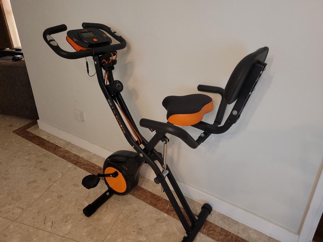 X3 Foldable Exercise Bike Sports Equipment Exercise Fitness Cardio Fitness Machines on Carousell