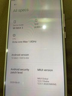 XIAOMI MAX 3 6/128