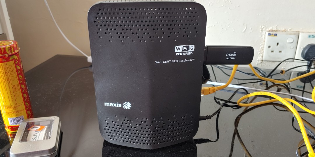 Router maxis wifi 6 Maxis Fibre