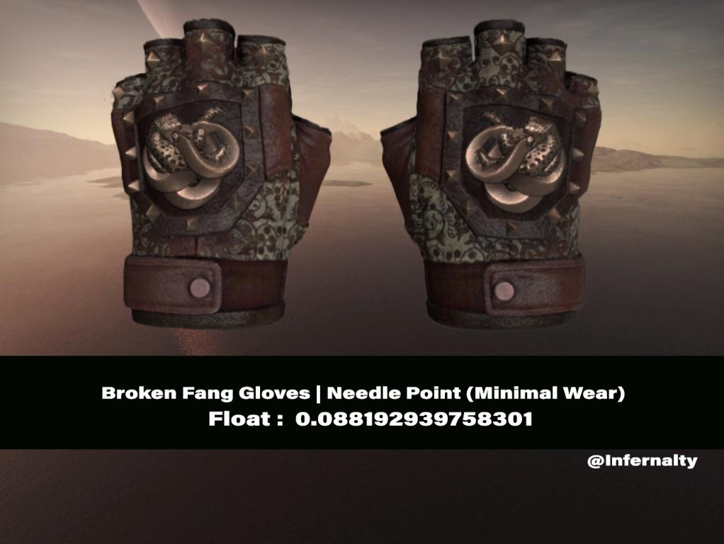 (0.08FV) Broken Fang Gloves Needle Point MW CSGO SKINS KNIVES, Video