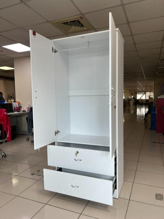 2 Door with 2 Drawer Silver Oak, Furniture & Home Living