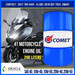 4T Four Stroke Motorcycle Oil DRUM 200L COMET