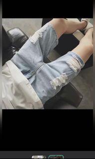 牛仔短褲