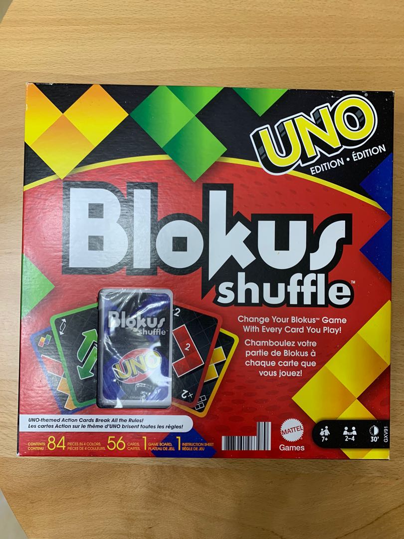 桌遊 Blokus Shuffle: UNO Edition #桌上遊戲 #Boardgame #Board Game, 興趣及遊戲, 玩具 ...