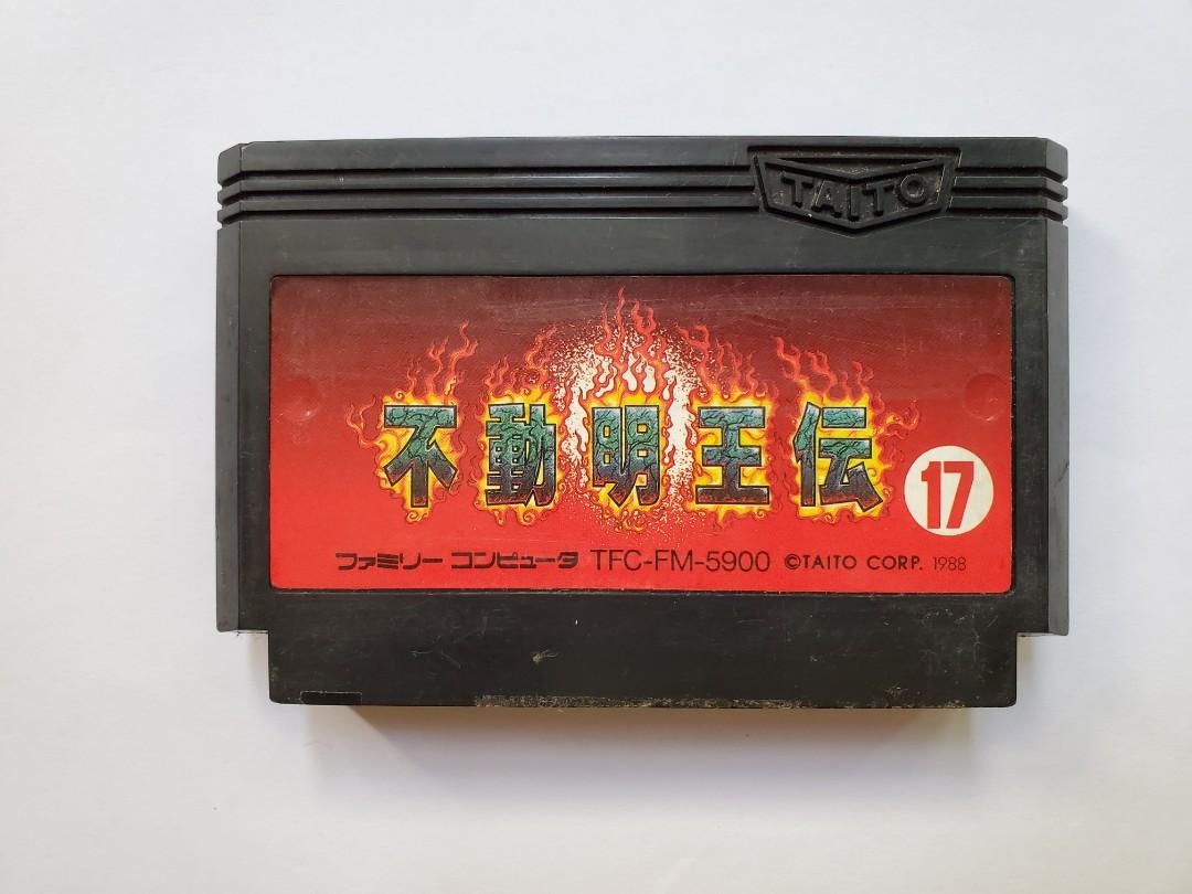 童年歲月回憶 不動明王伝TAITO (1988年) 任天堂紅白機遊戲帶(無盒