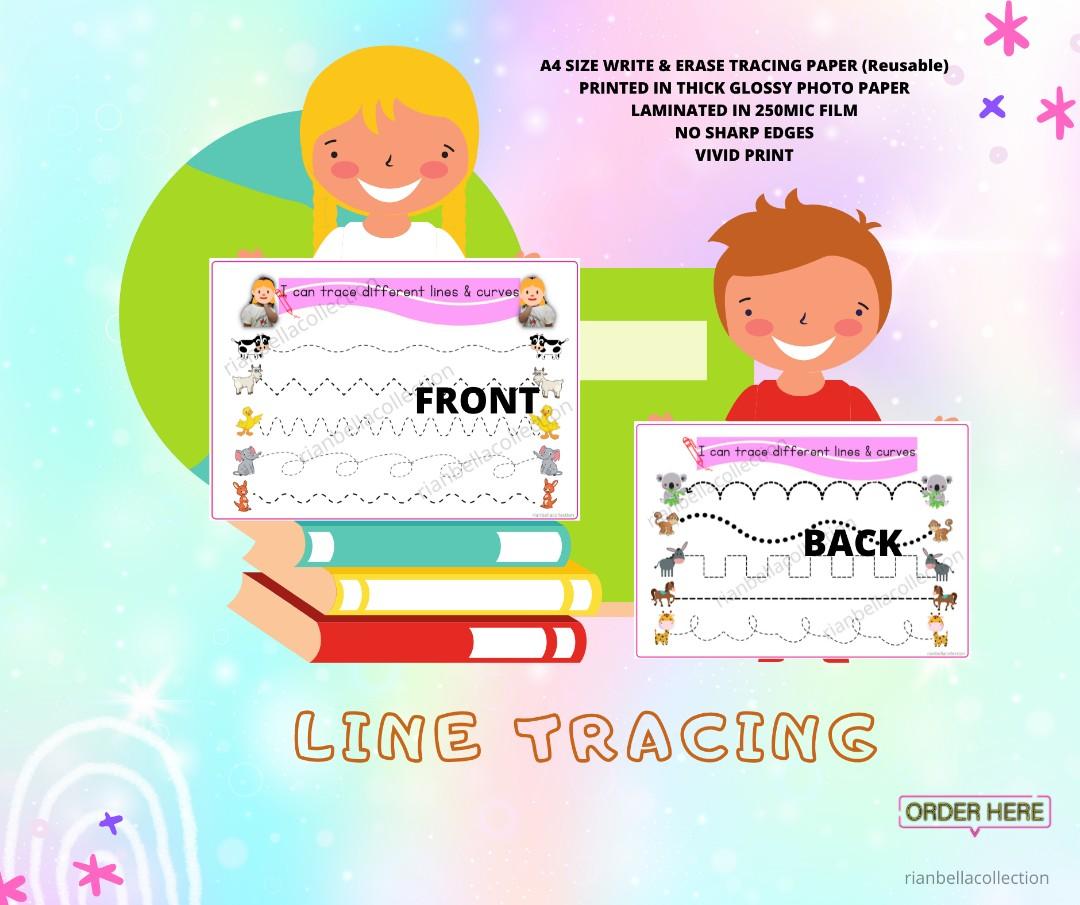 A4 SIZE LAMINATED TRACING PAPER, Hobbies & Toys, Stationary & Craft