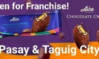 Aice Franchise Pasay and Taguig only