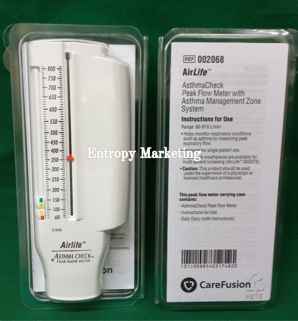 Airlife Peak Flow Meter US Quality, Health & Nutrition, Medical
