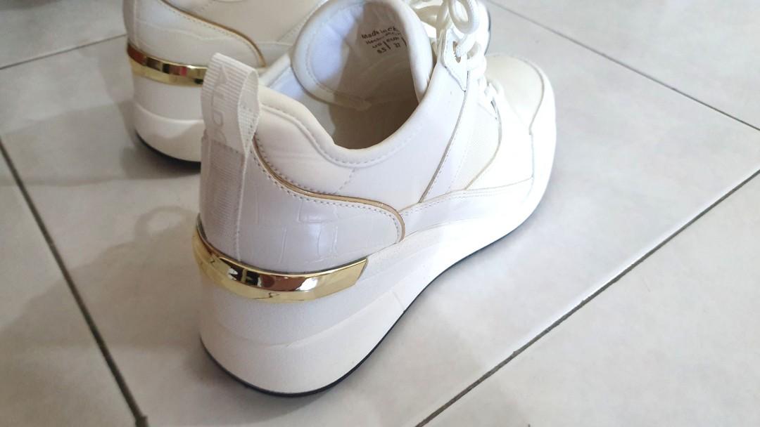 Aldo Women Thrundra Lace Up Sneaker Wedges