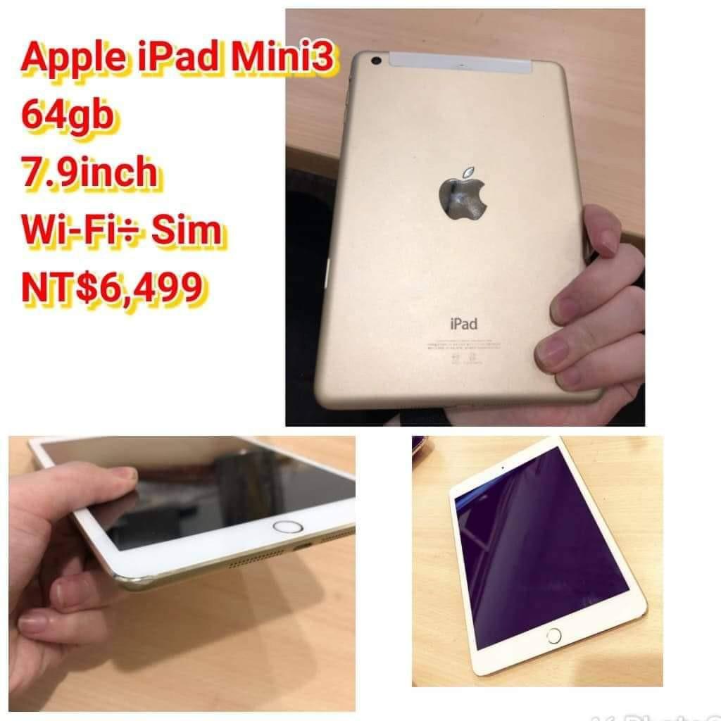 Apple iPad mini 3, 手機平板, 平板在旋轉拍賣