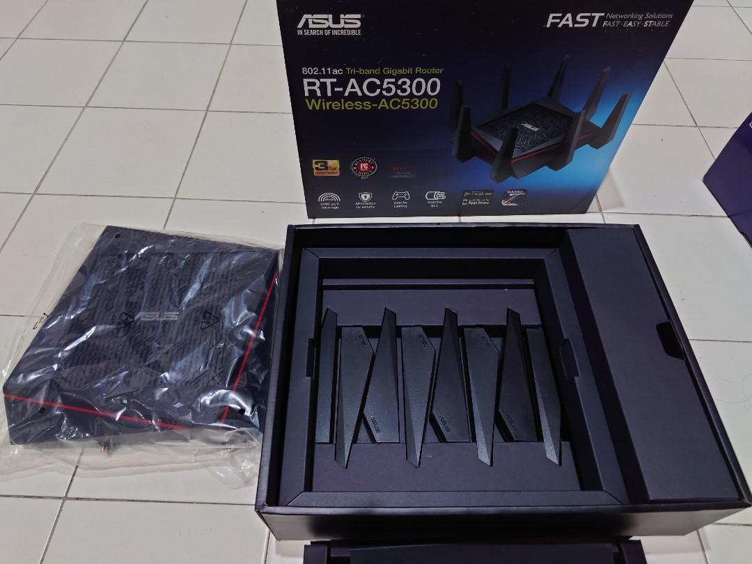 Asus RT-AC5300 Router, Computers & Tech, Parts & Accessories ...