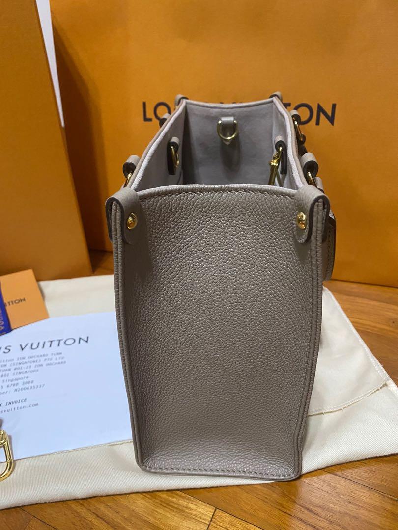 Louis Vuitton OntheGo PM Bag Dove/Cream Small S 16 M45779 NEW! SOLD OUT