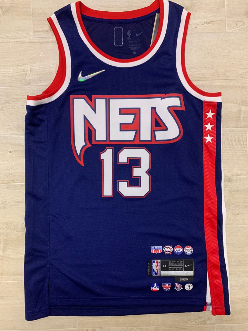 James Harden Brooklyn Nets 20/21 City Edition Authentic Jersey - Rare  Basketball Jerseys