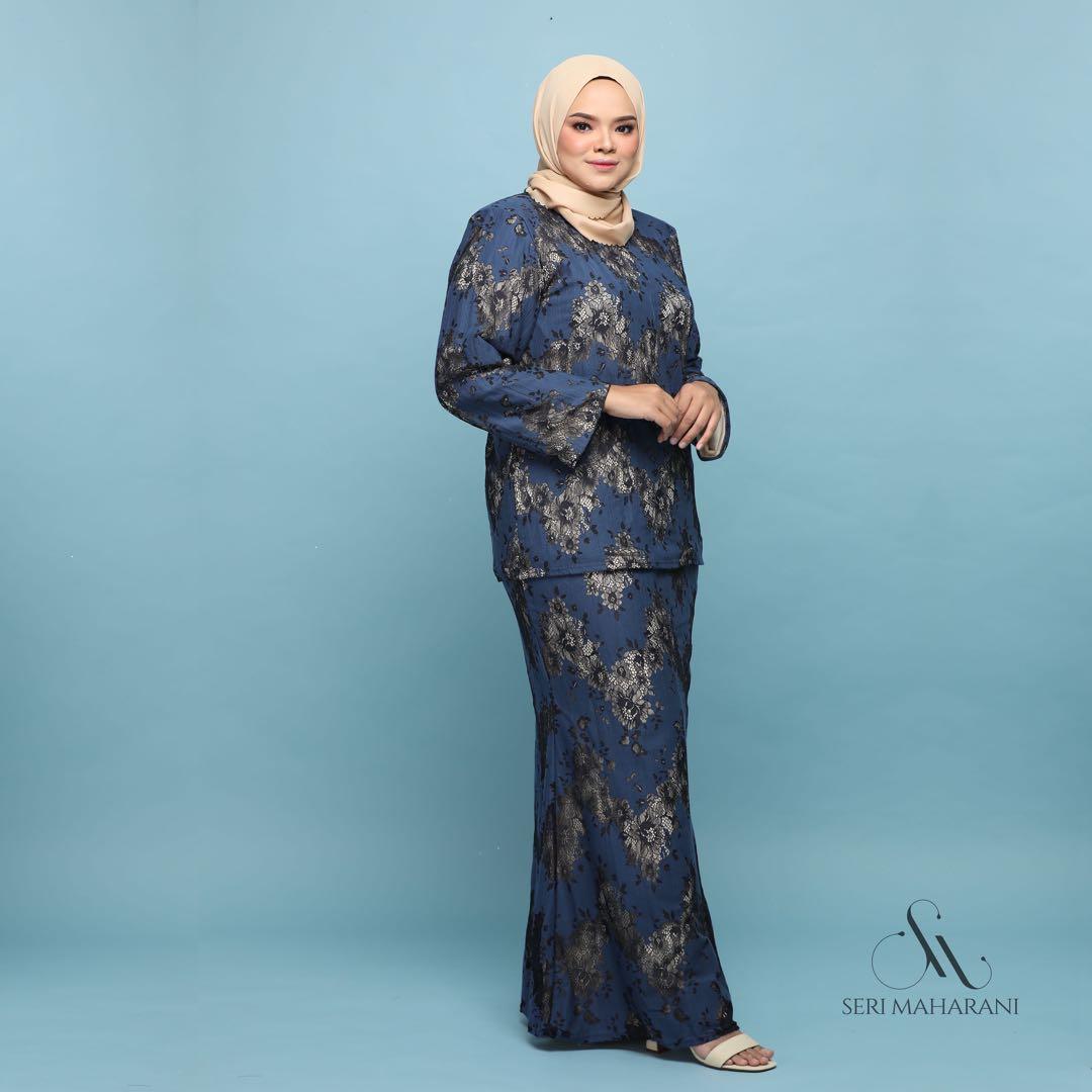 Kurung lace sales plus size
