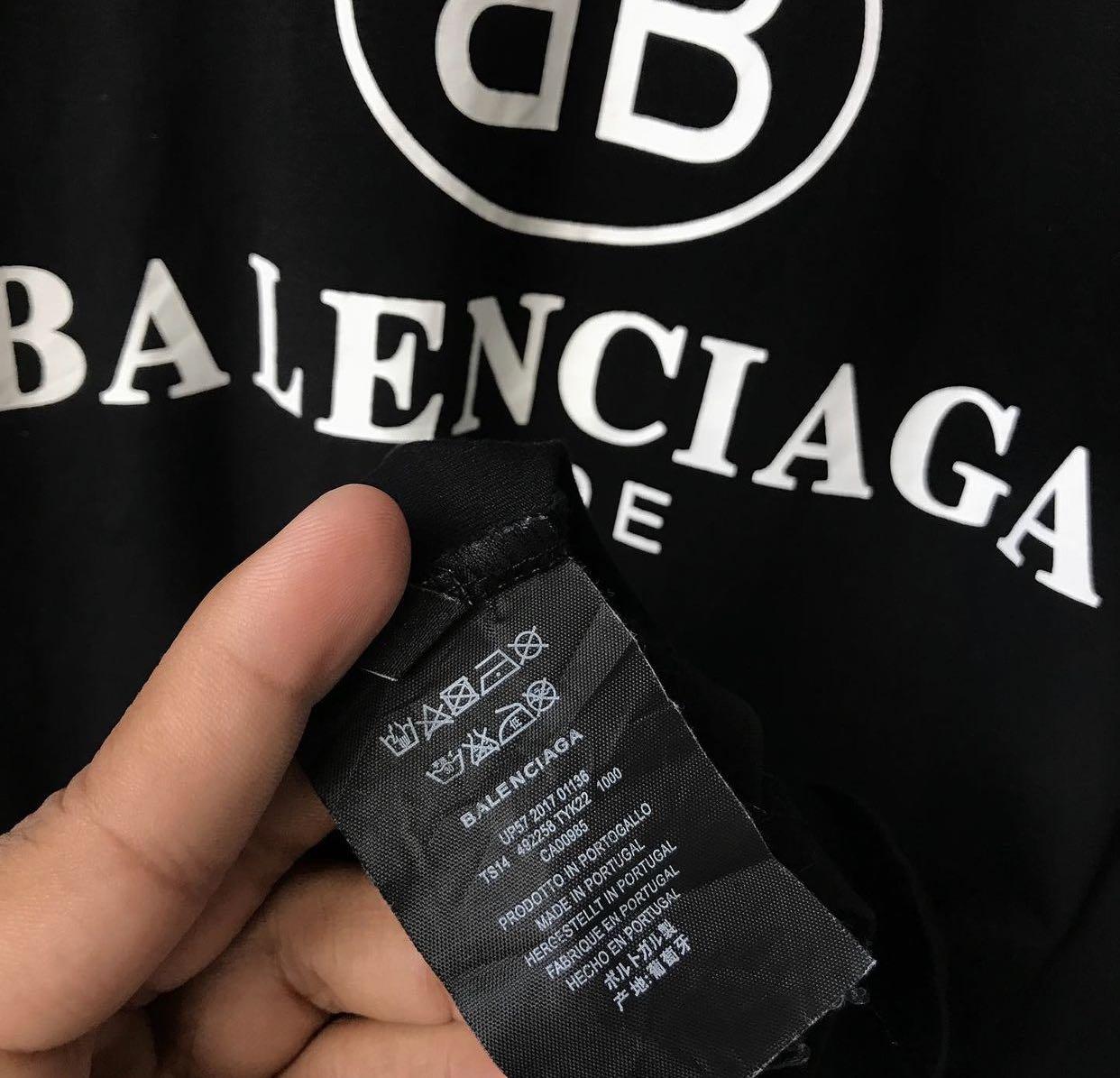 Balenciaga Bb Mode Tee Shirt, Luxury, Apparel On Carousell