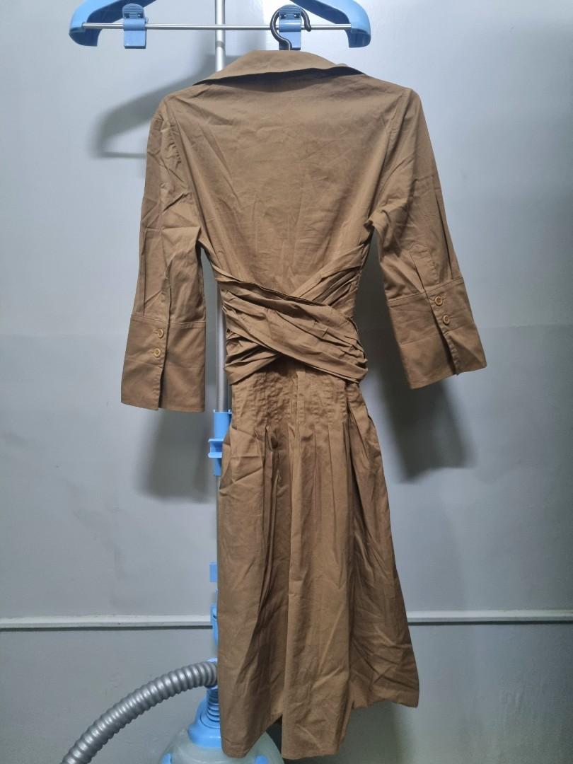BCBG khaki dress (Category: Dresses) located in Quezon City. Submitted by rubykindipan (Listing ID 1147105686, Image 2). Description: .