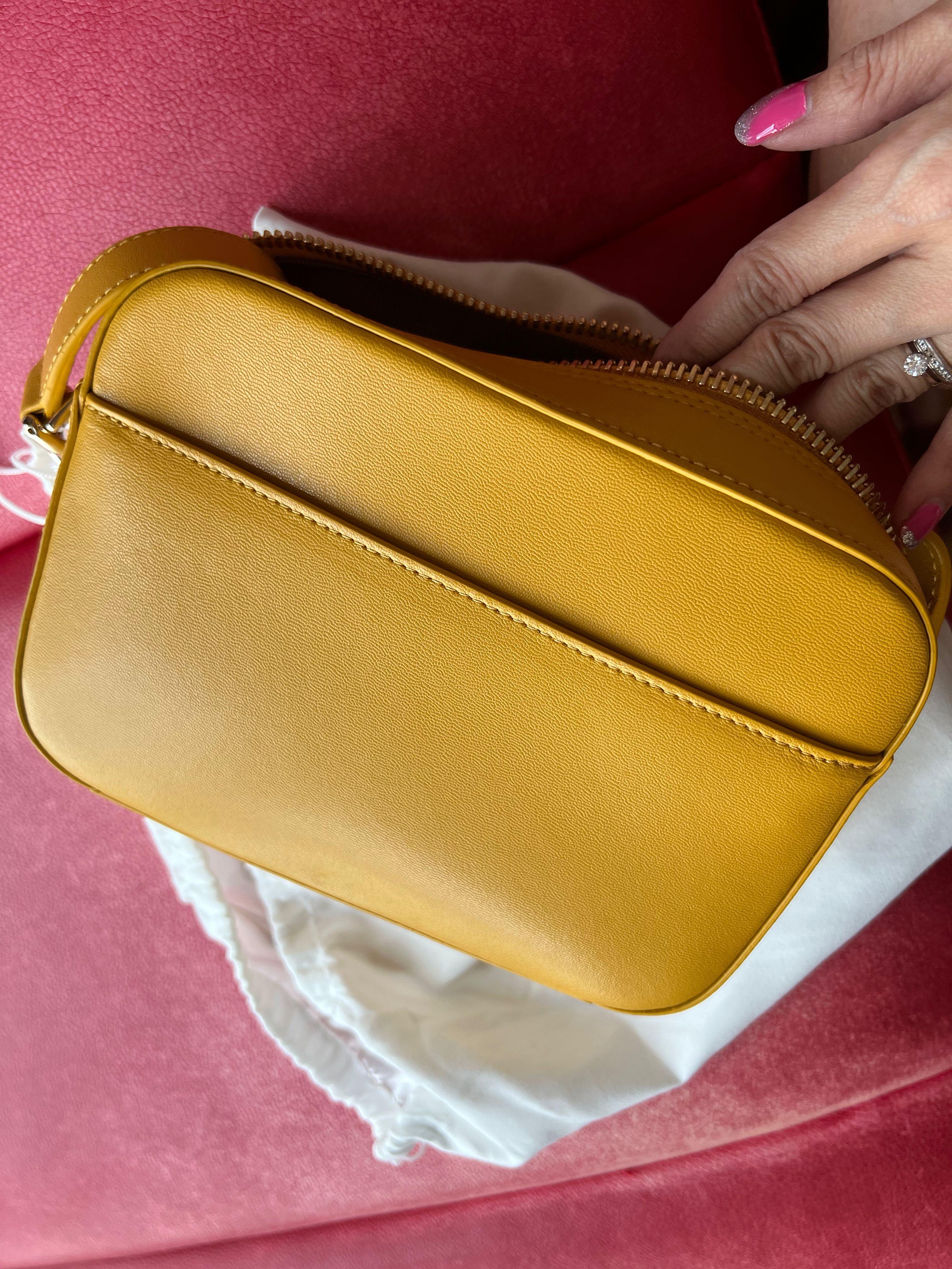 BN Furla Yellow camera crossbody