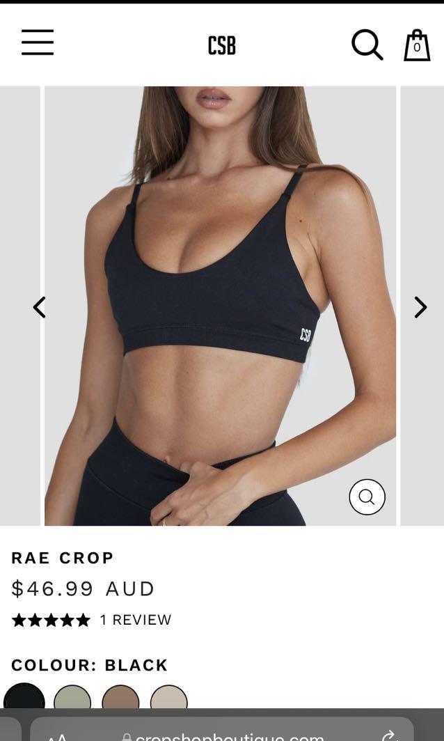 Crop Shop Boutique CSB x Isabelle Mathers Rae Crop Seamless Sports