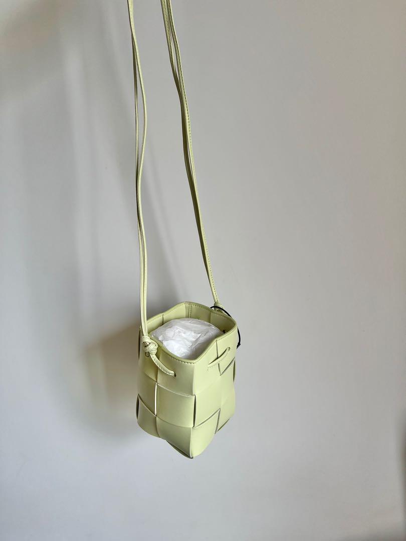 Bottega Veneta Cassette Mini Lemon Washed