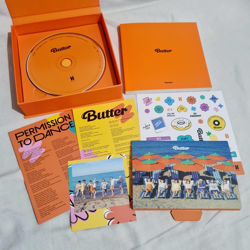 BTS BUTTER PEACHES VERSION UNSEALED, Hobbies & Toys, Memorabilia