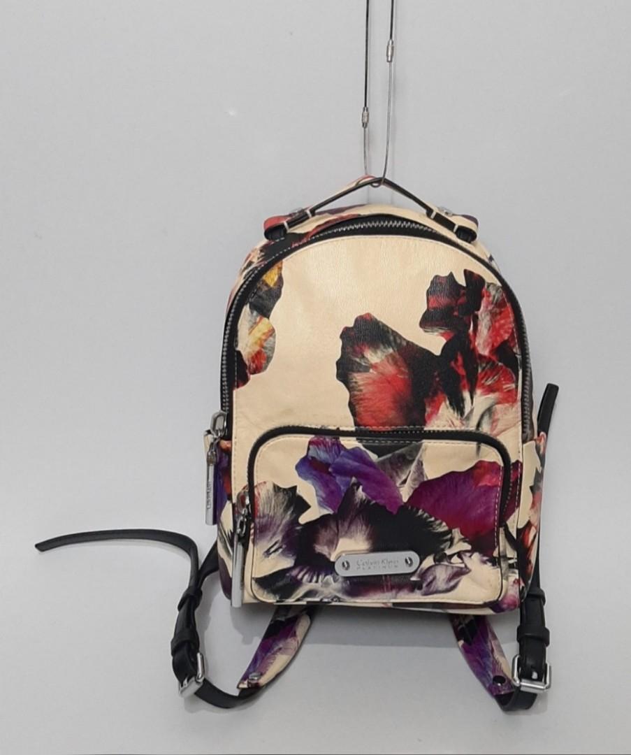 Calvin klein online floral backpack