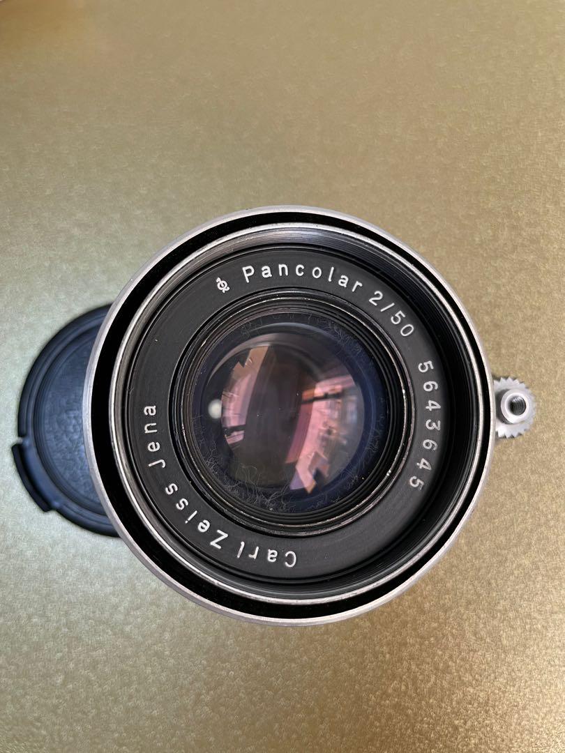 Carl Zeiss Jena - Pancolar 50mm f2 EXA Mount vintage film camera 