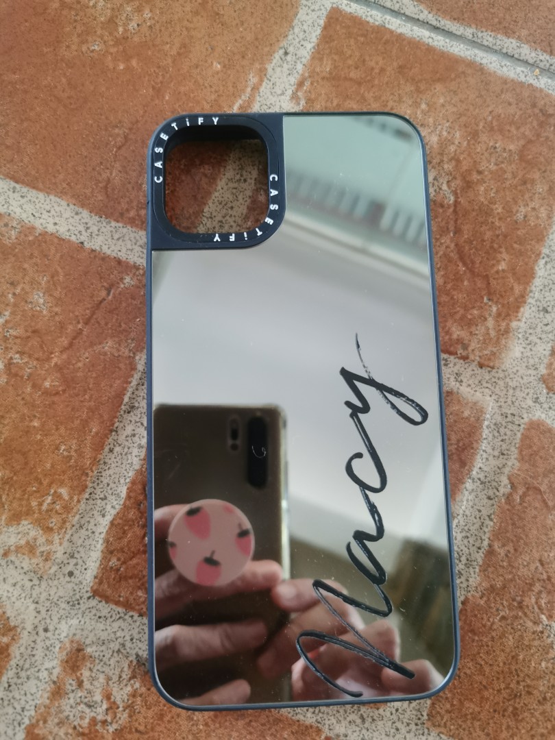 Casetify Mirror 11 Pro Max with free Lens protector, Mobile Phones