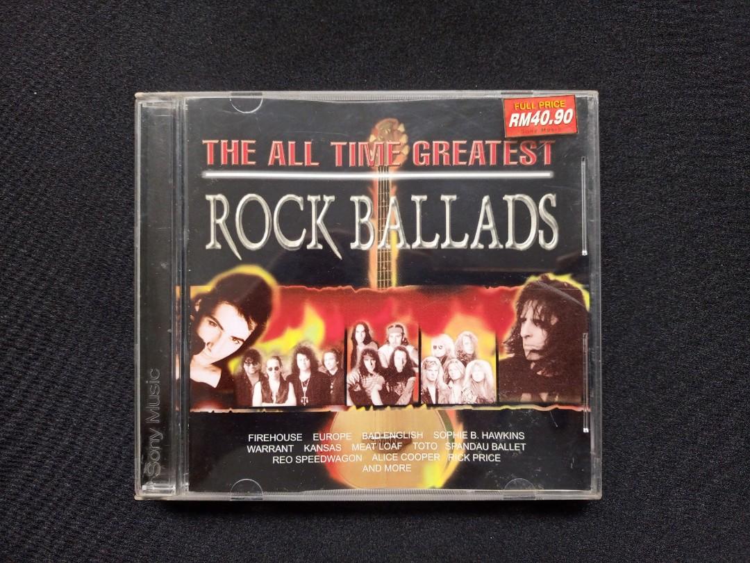 CD The All Time Greatest Rock Ballads, Hobbies & Toys, Music & Media