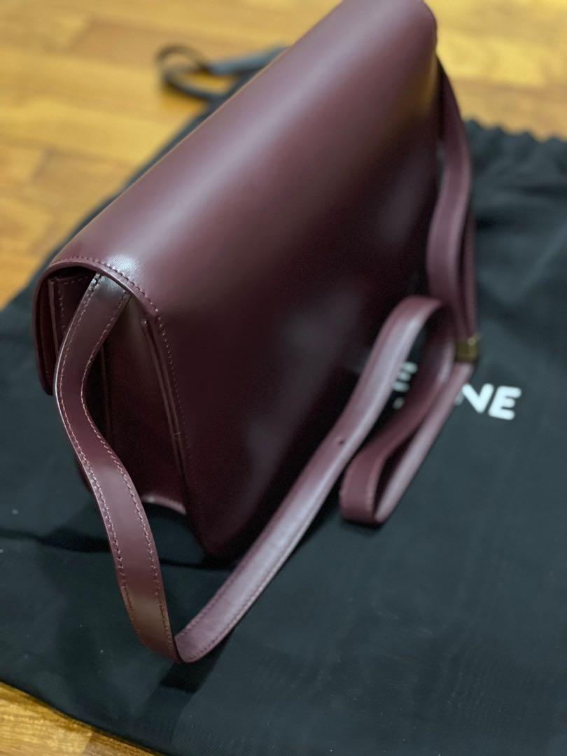 Celine medium classic bag in sale box calf women stores